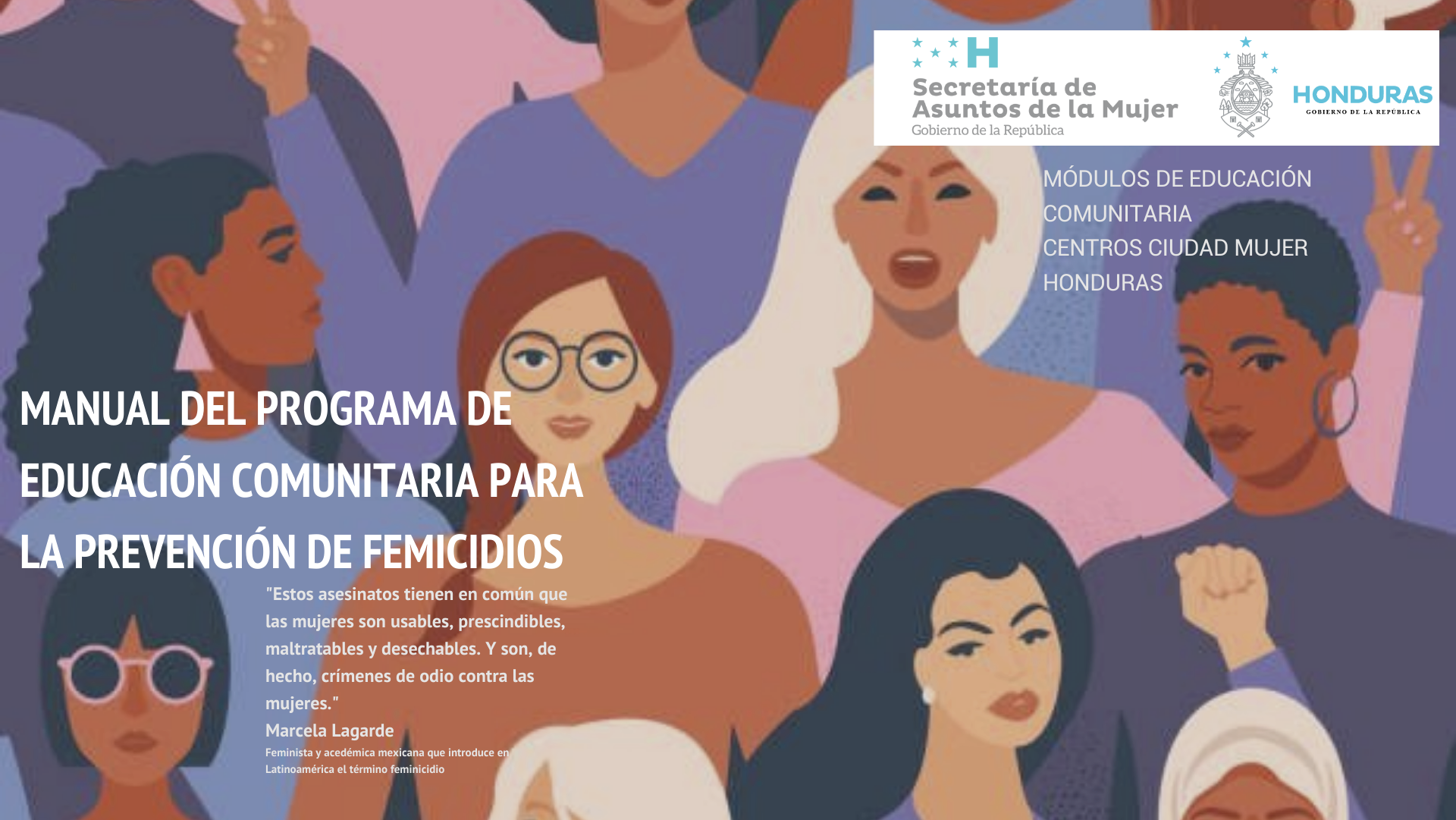 Manual del programa de Educación Comunitaria para la prevención de femicidios